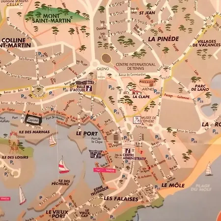 Grand F2 40 M2 Centre Port, Loggia 5m2, Vue Jardin, Belle Terrasse, Parking Prive * אגדה