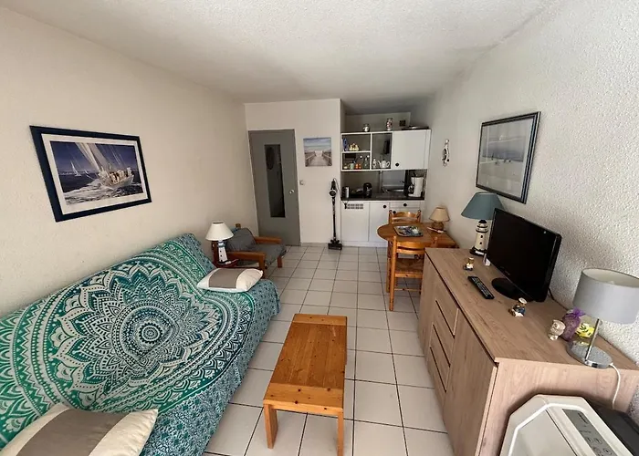 Grand F2 40 M2 Centre Port, Loggia 5m2, Vue Jardin, Belle Terrasse, Parking Privé Apartamento *