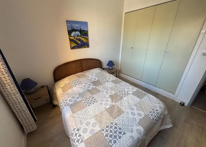 Grand F2 40 M2 Centre Port, Loggia 5m2, Vue Jardin, Belle Terrasse, Parking Privé Agde